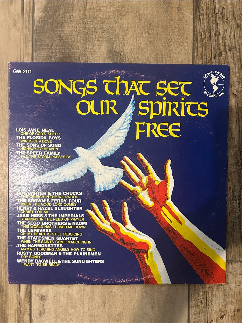 Vintage Rare 1971 Gospel Songs That Set Our Spirits Free Vinyl Album record